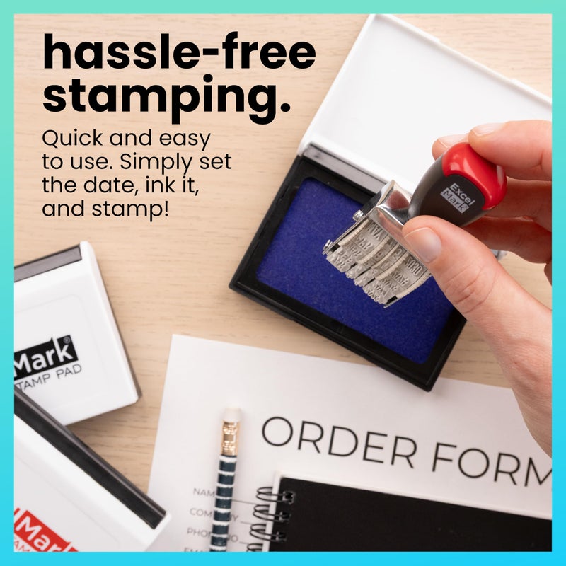 ExcelMark #1.5 Rubber Stamp Line Dater - Image 4